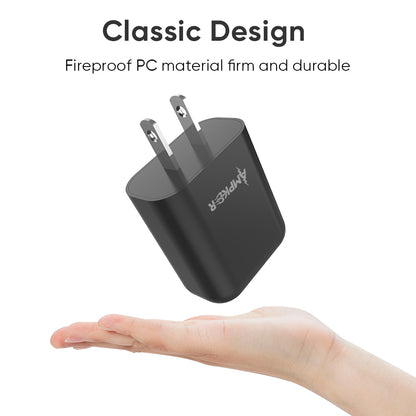 2 Ports USB WALL Adapter - 2.4A - Black